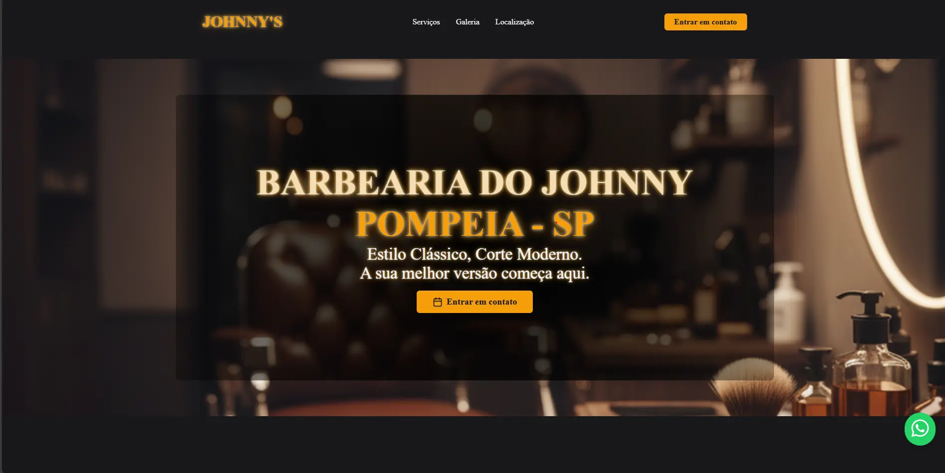 site barbearia